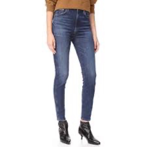 AGOLDE Roxanne Super High Rise Skinny in Freeway - Picture 8 of 9